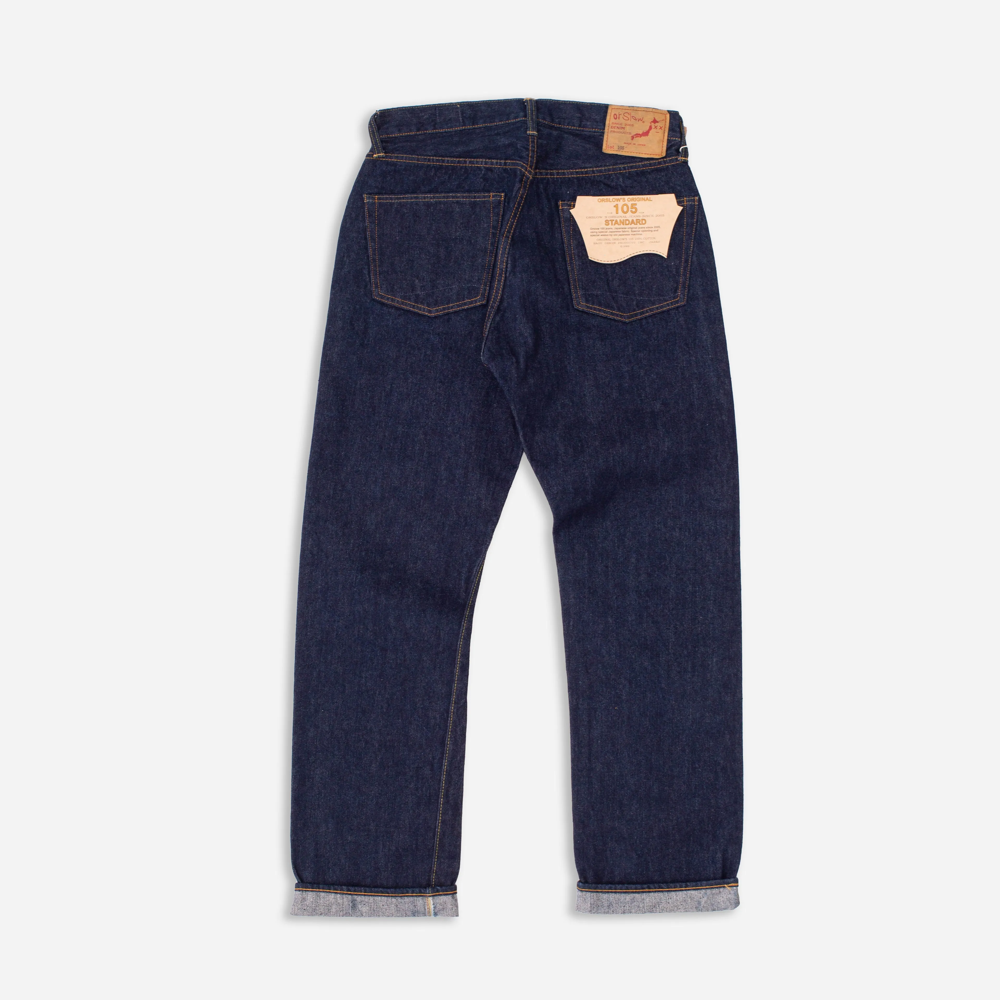 105 STANDARD DENIM JEANS - INDIGO ONE WASH