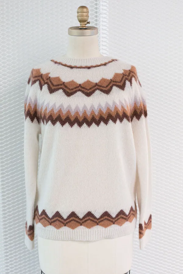 360 Sweater- Twiggy Vanilla/Multi