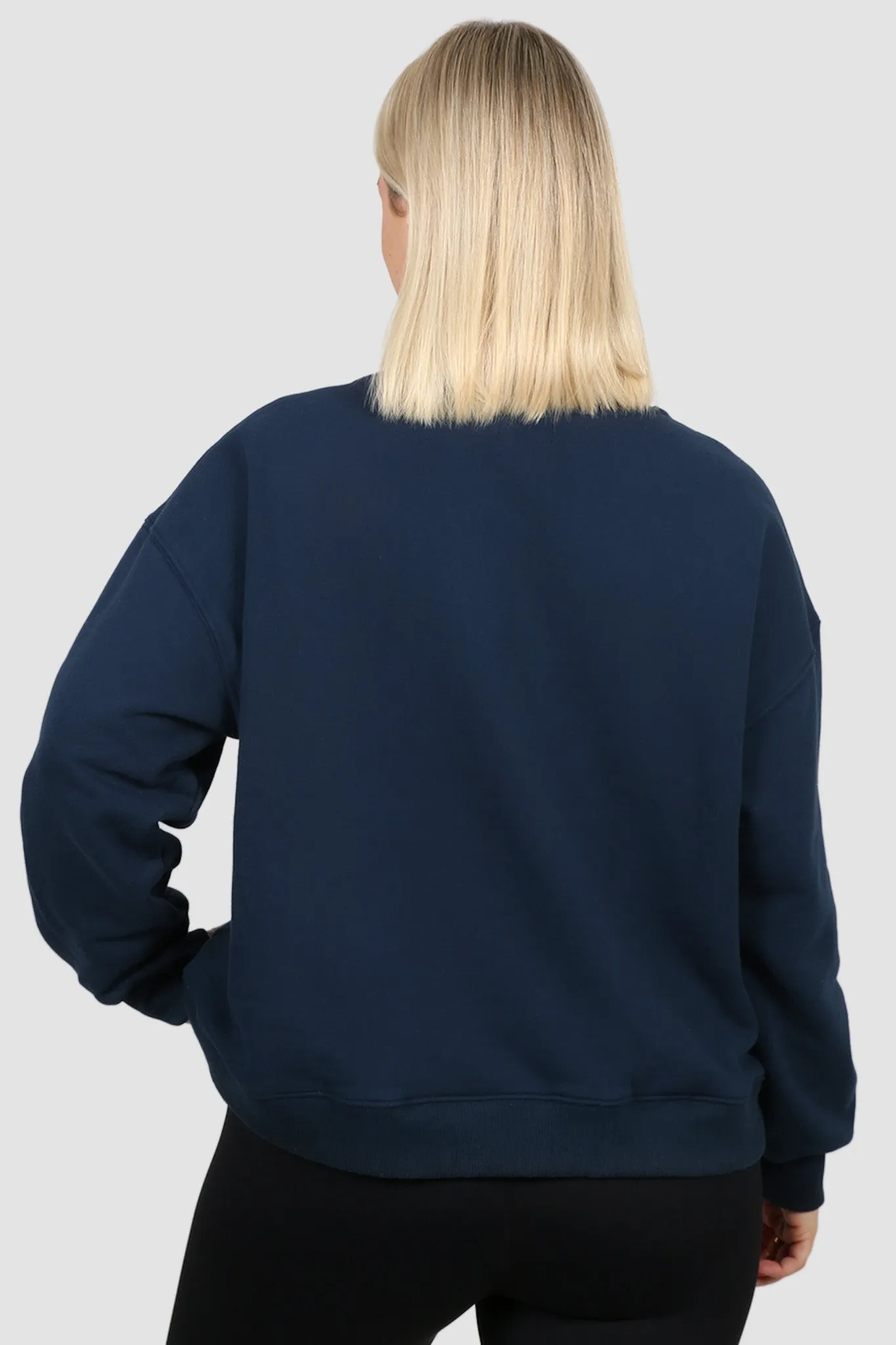 ATHLETICA OVERSIZED CREW NAVY