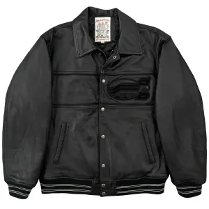 Avirex Leather Varsity Jacket - L