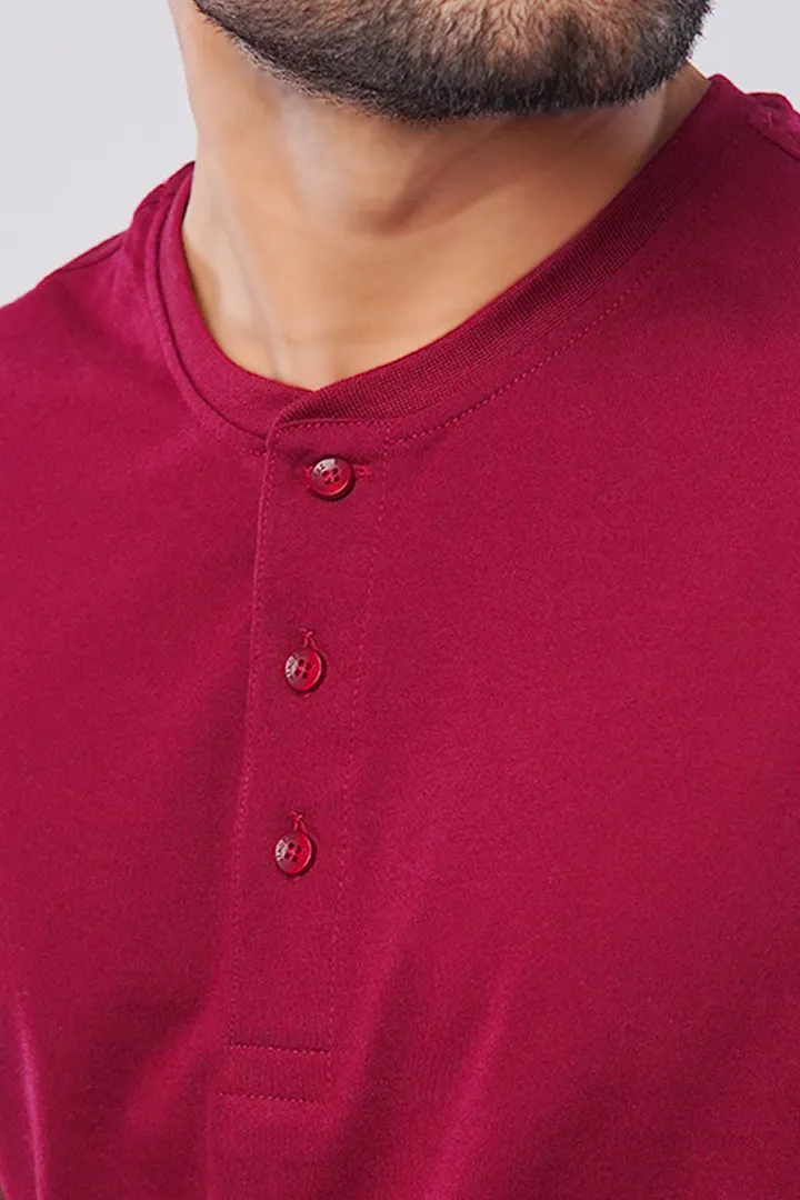 Berry Rush Henley T-shirt