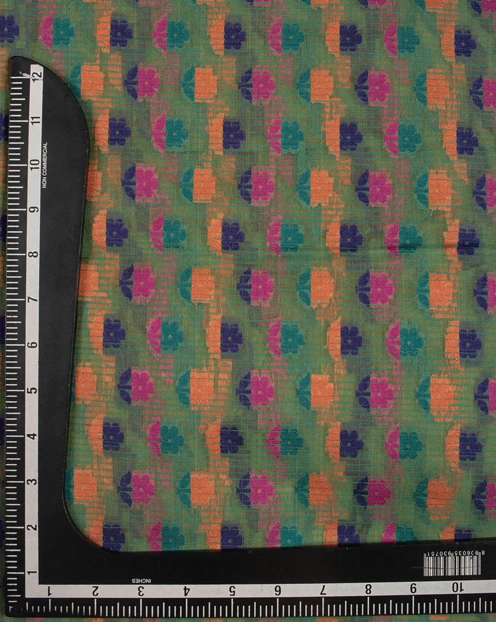 Booti Woven Jacquard Chanderi Fabric