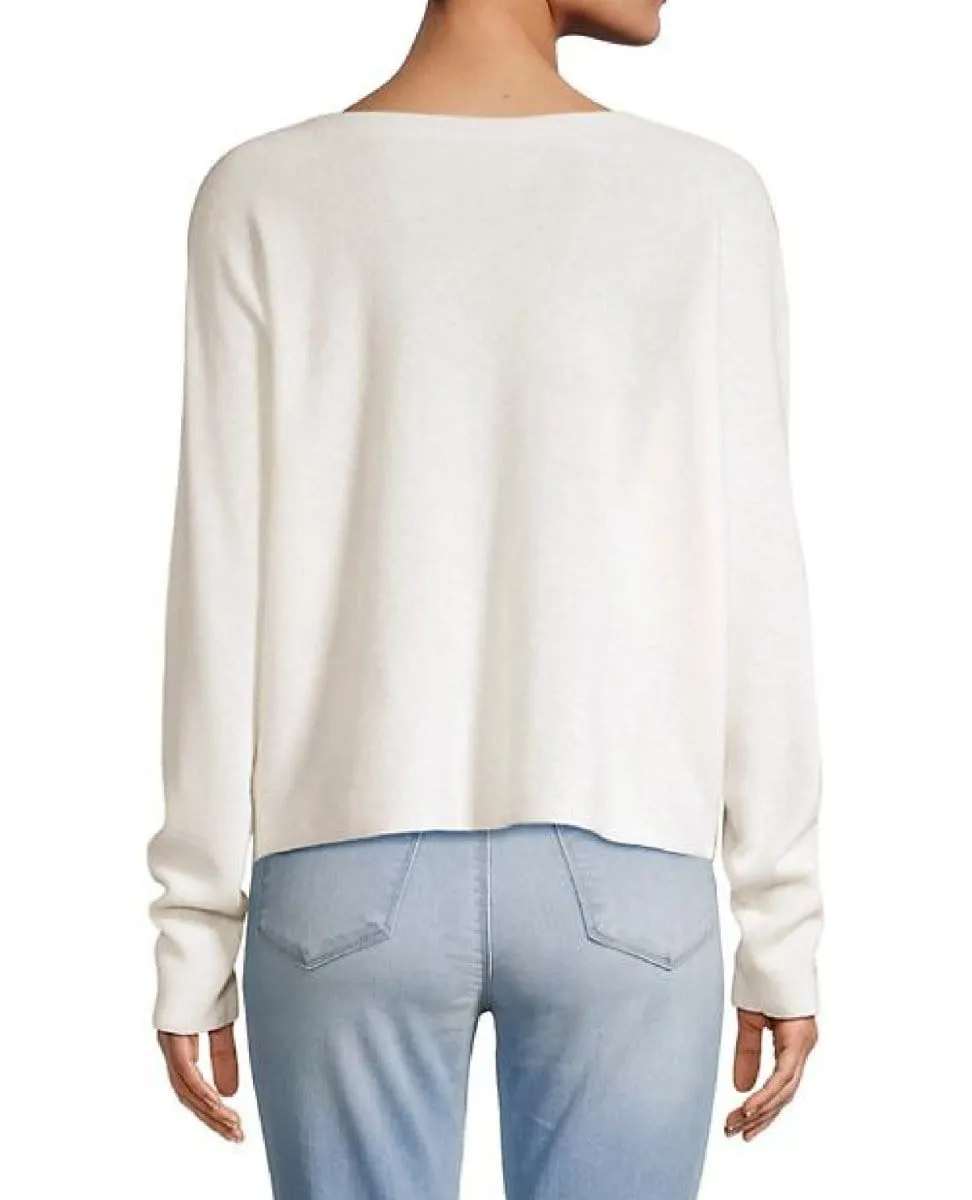 Boyfriend Cashmere Sweatshirt Milk