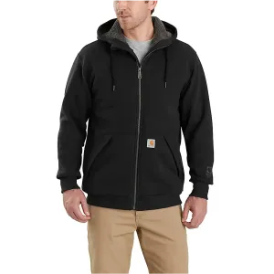 Carhartt Men's Rain Defender Relaxed Fit Midweight Sherpa Lined Full-Zip Sweatshirt