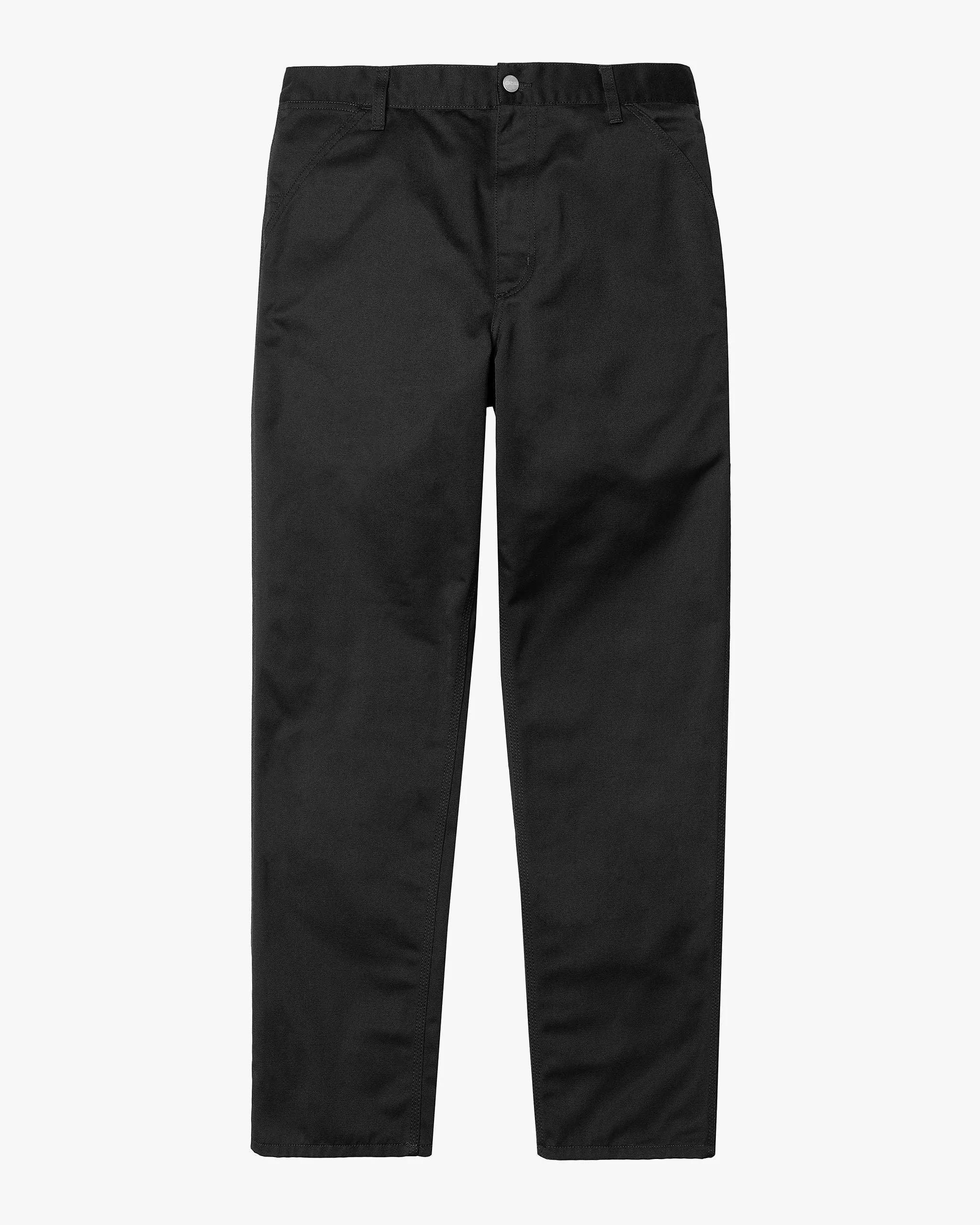 Carhartt WIP Simple Pant Loose Fit Trousers - Black Rinsed