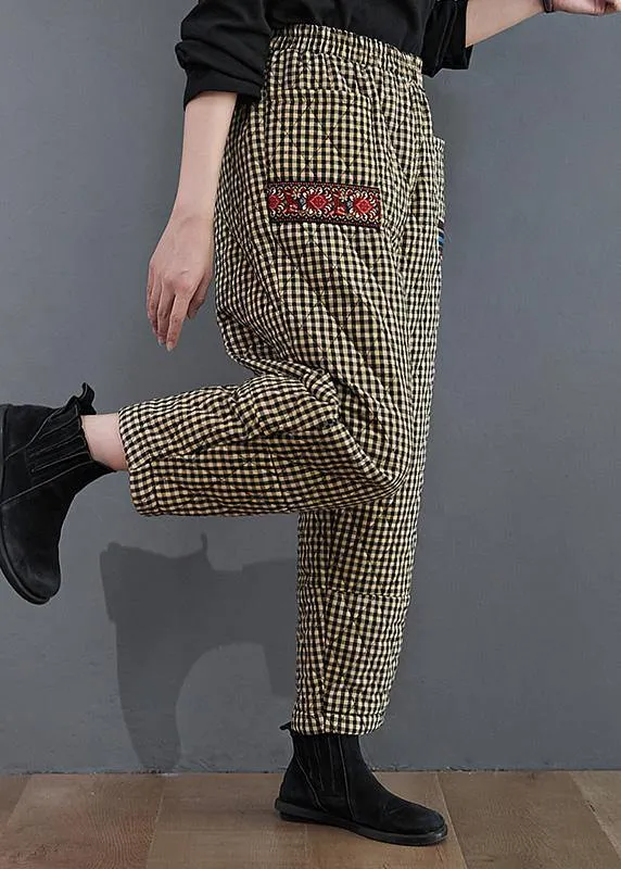 Chic red trousers Thin elastic waist thick Fashion Ideas women pants