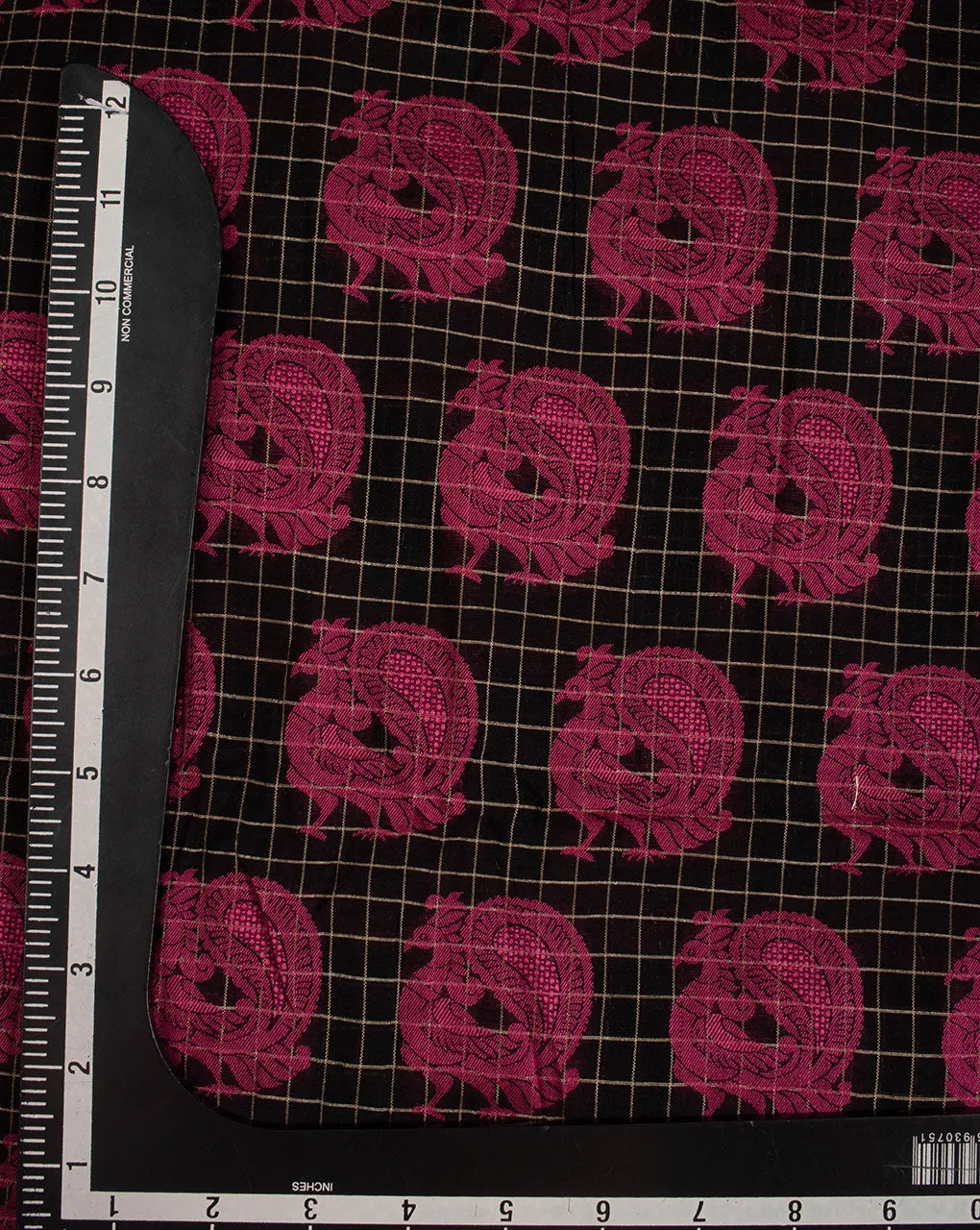 Creature Woven Jacquard Chanderi Fabric