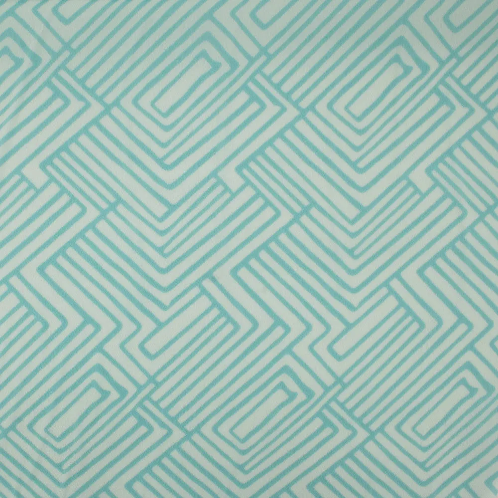 Crepe Print - DELPHINE - Labyrith - Aqua