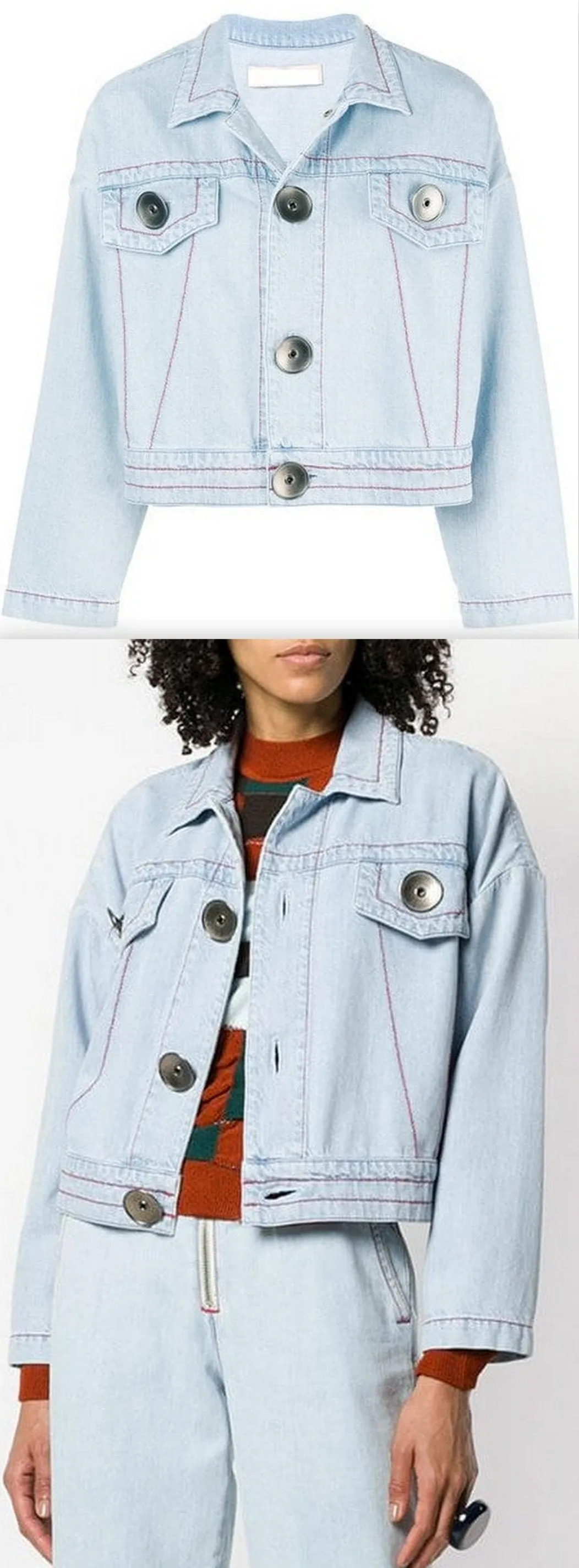 Cropped Denim Jacket