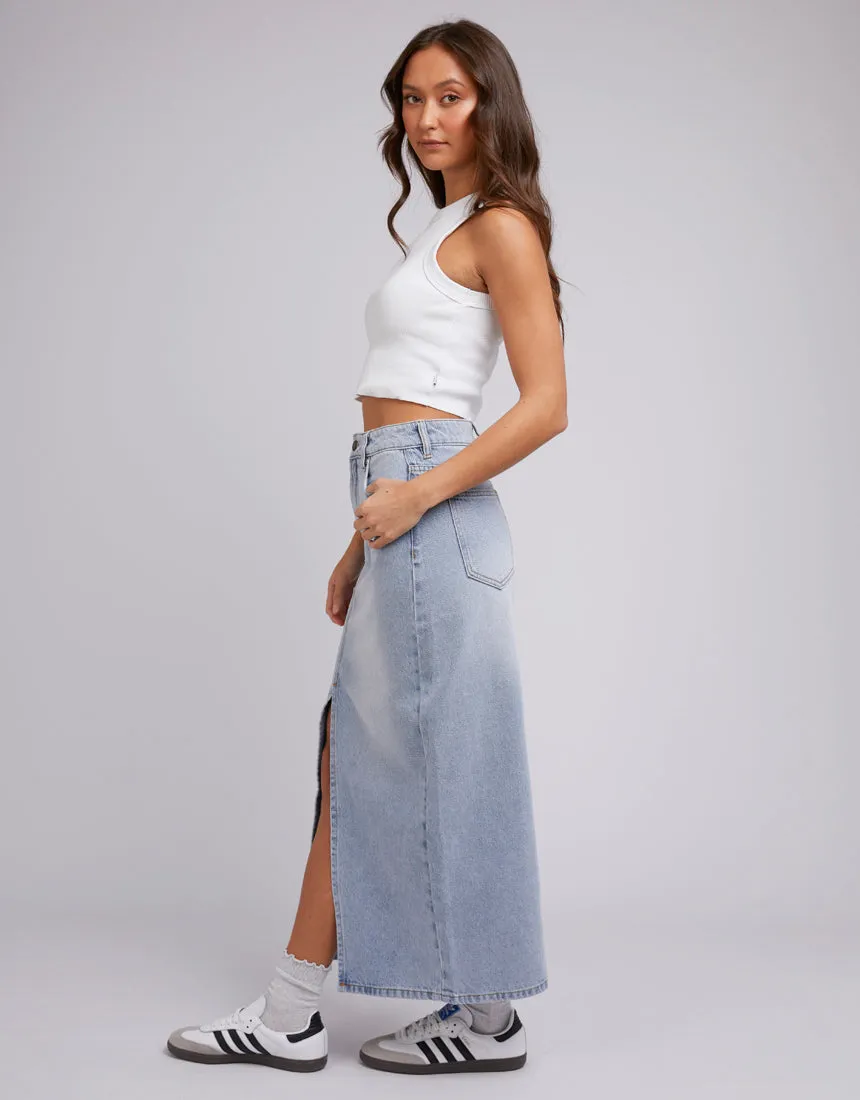 Eva Maxi Skirt Light Blue