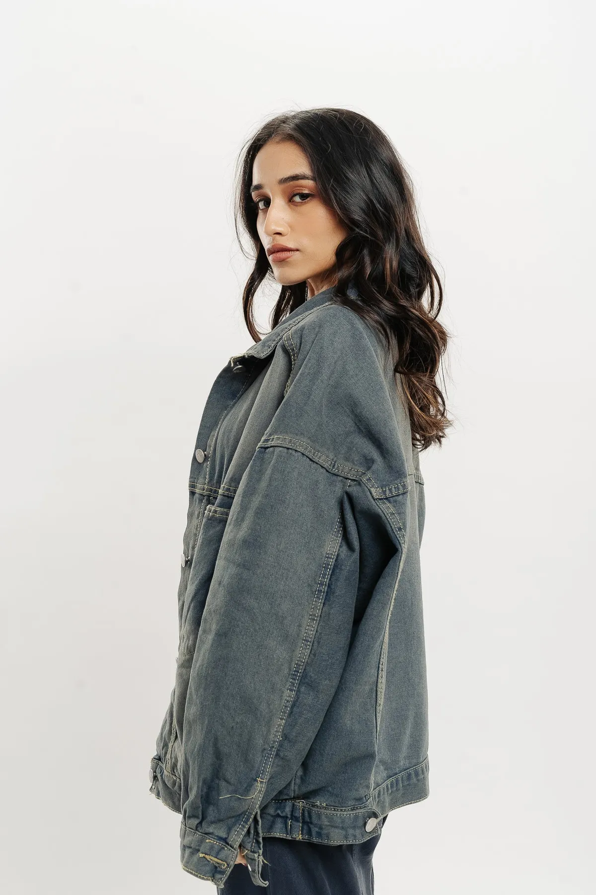 Faded Blue Denim Jacket