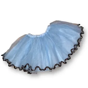 Girls Gymboree Size 3T Light Blue Ribbon Bottom Tulle Skirt