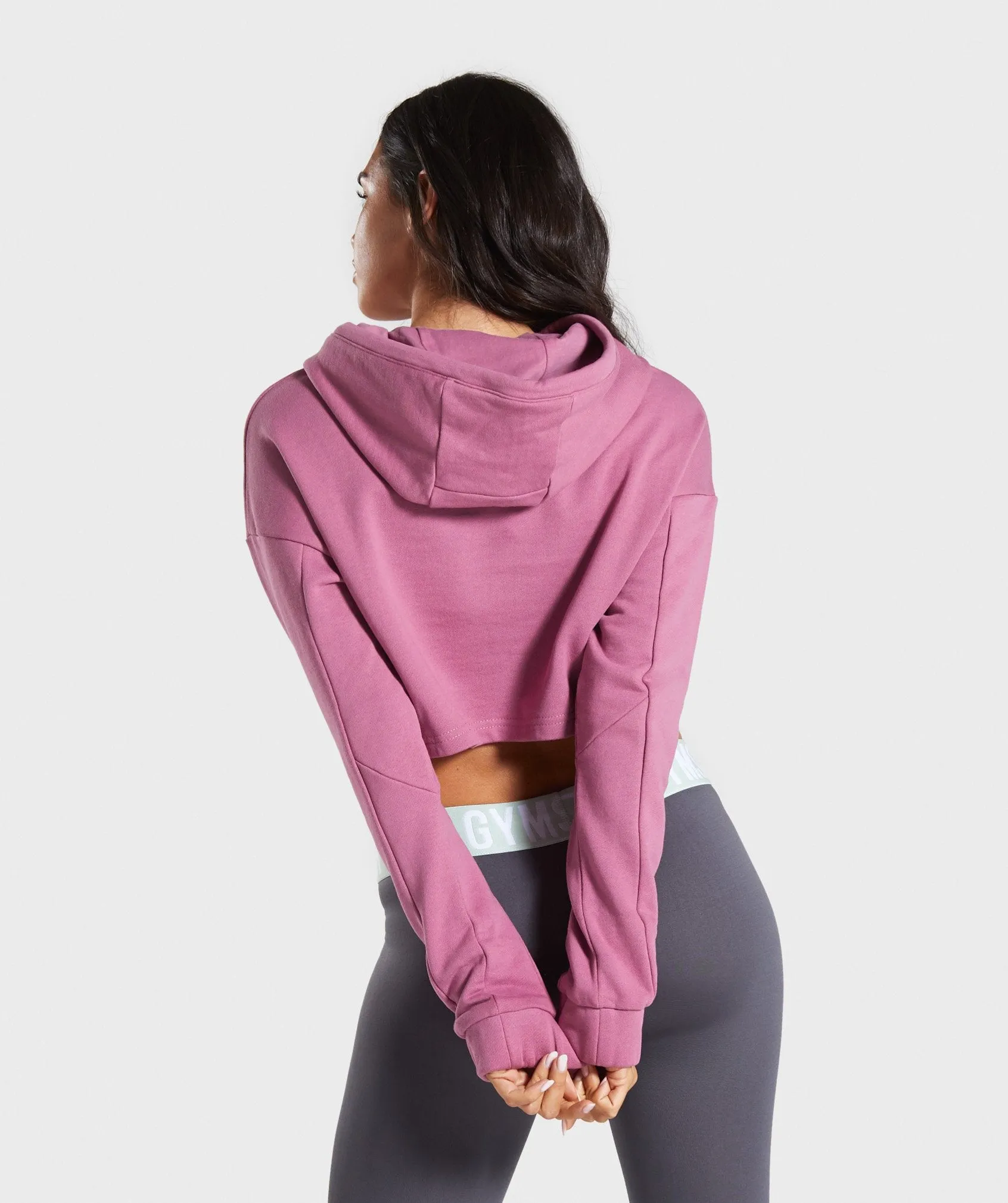 Gymshark Botanic Graphic Hoodie - Mauve