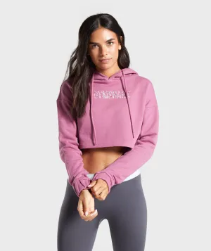 Gymshark Botanic Graphic Hoodie - Mauve