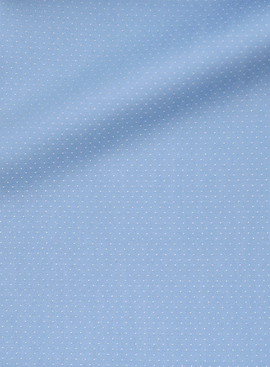 Italian Blue Pin Dots Shirt