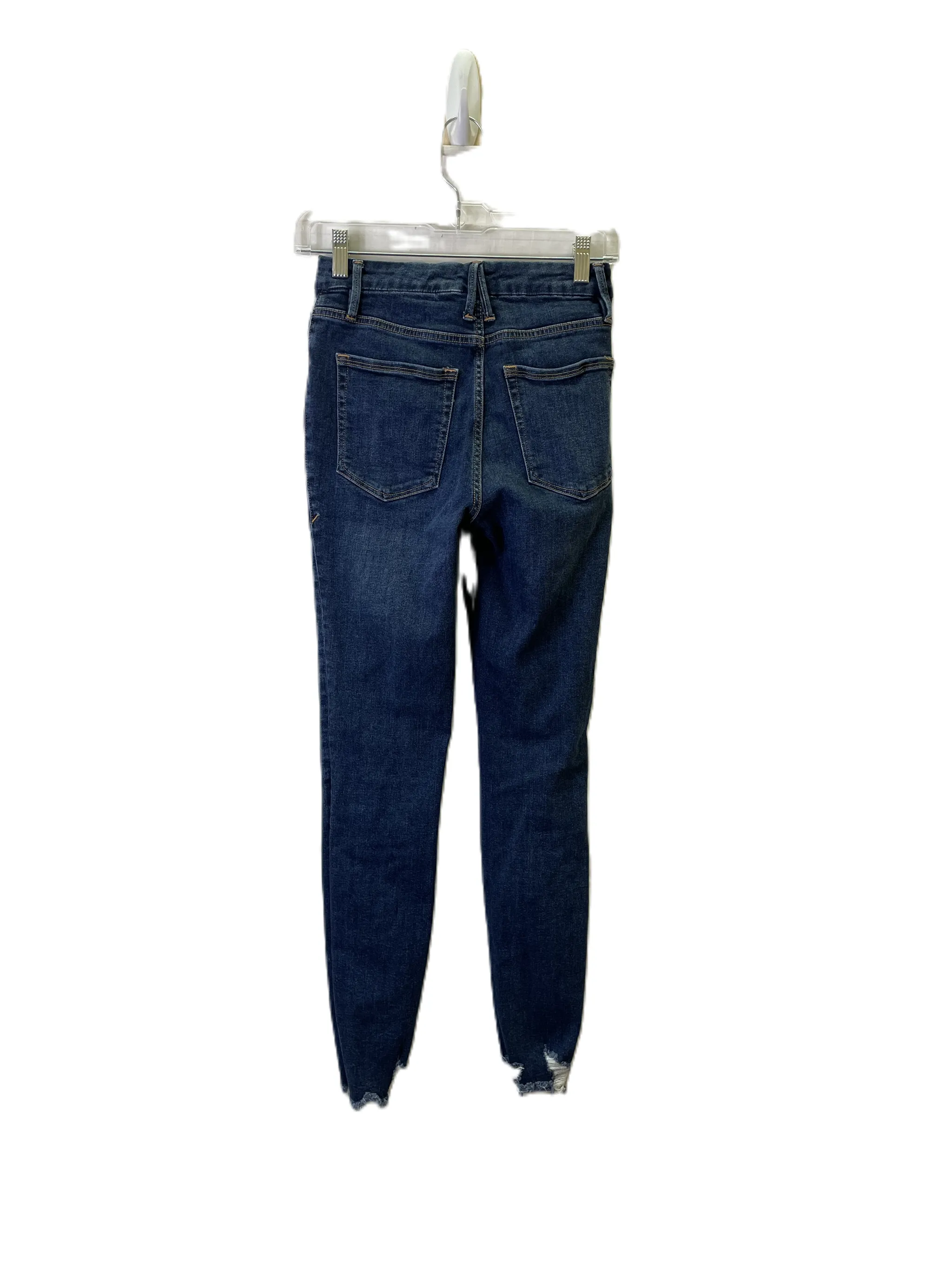 Jeans Skinny By Good American In Blue Denim, Size: 2