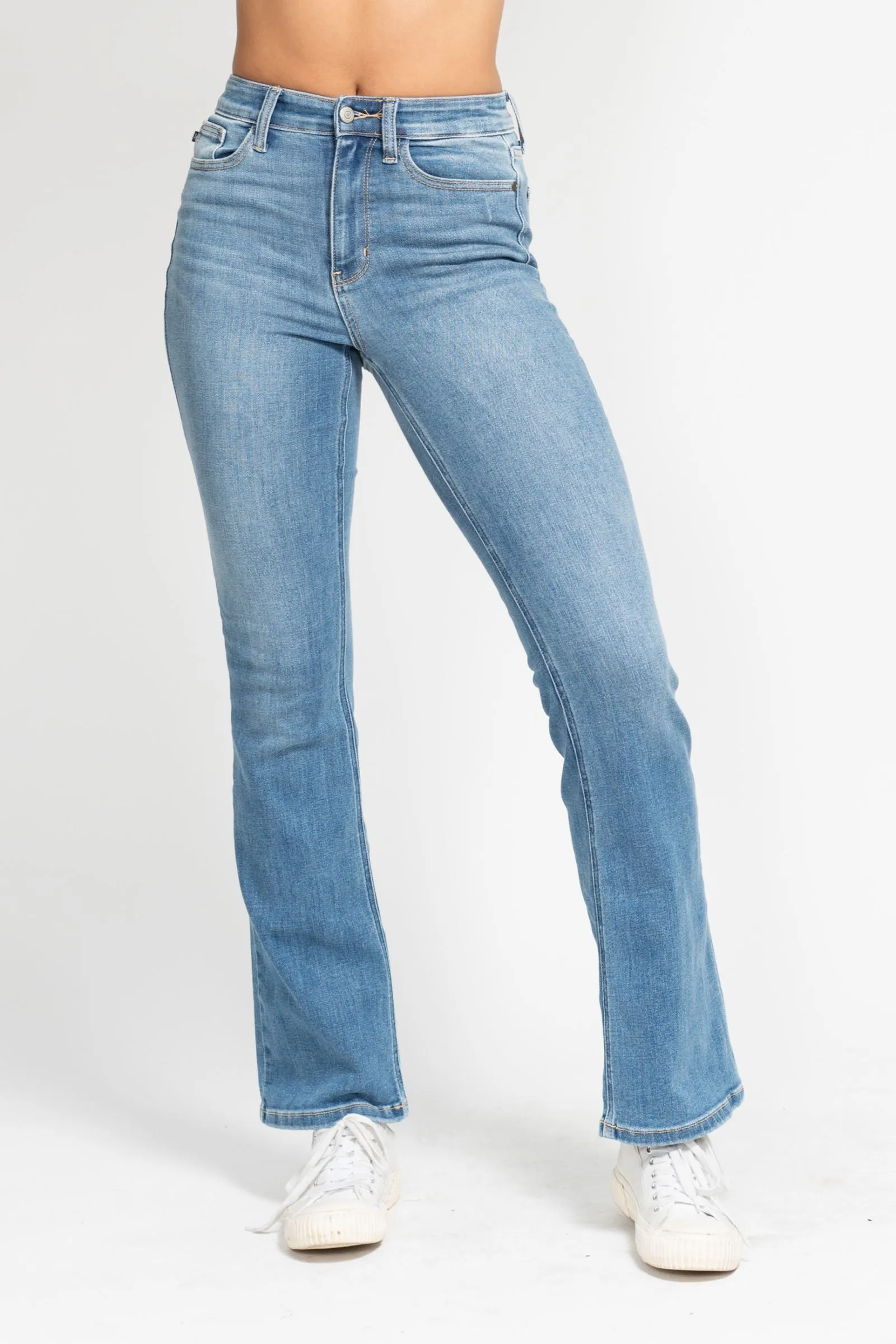 JUDY BLUE CORE HW Contrast BootCut