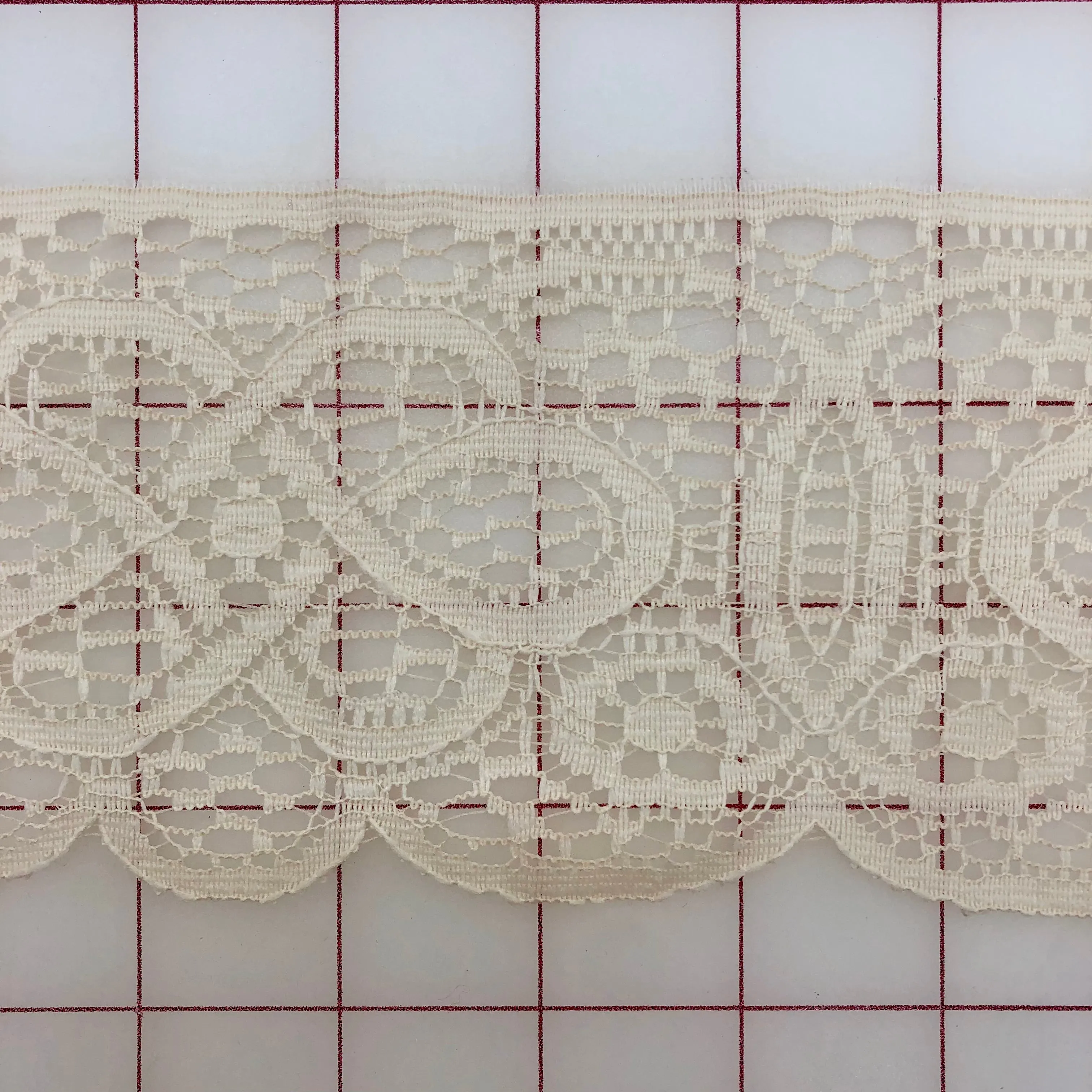 Lace Trim - 3.5-inch Vintage Ivory Lace Trim  Close-Out