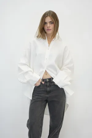 LINEN LONG SHIRT