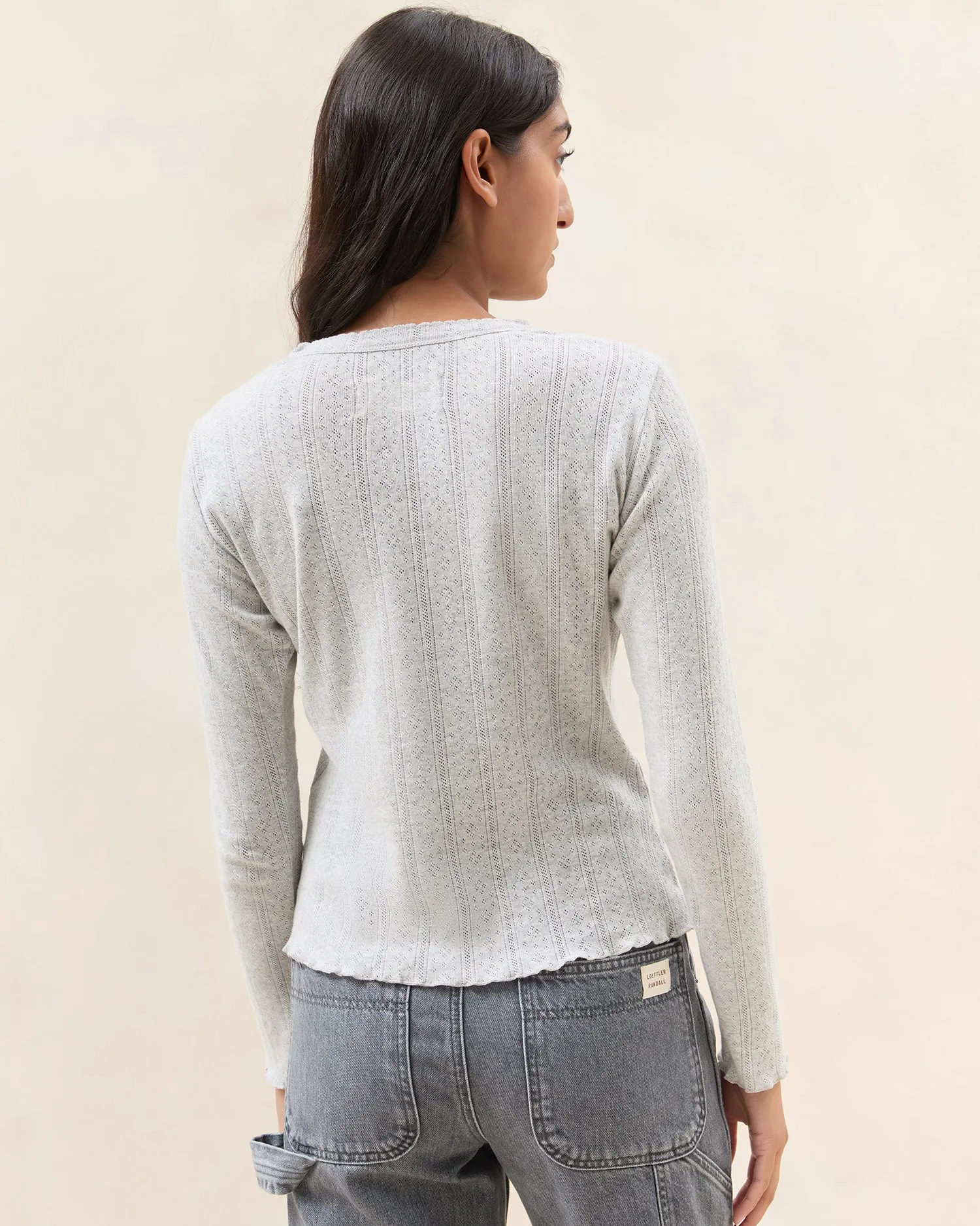 Lolo Pointelle Long-Sleeve