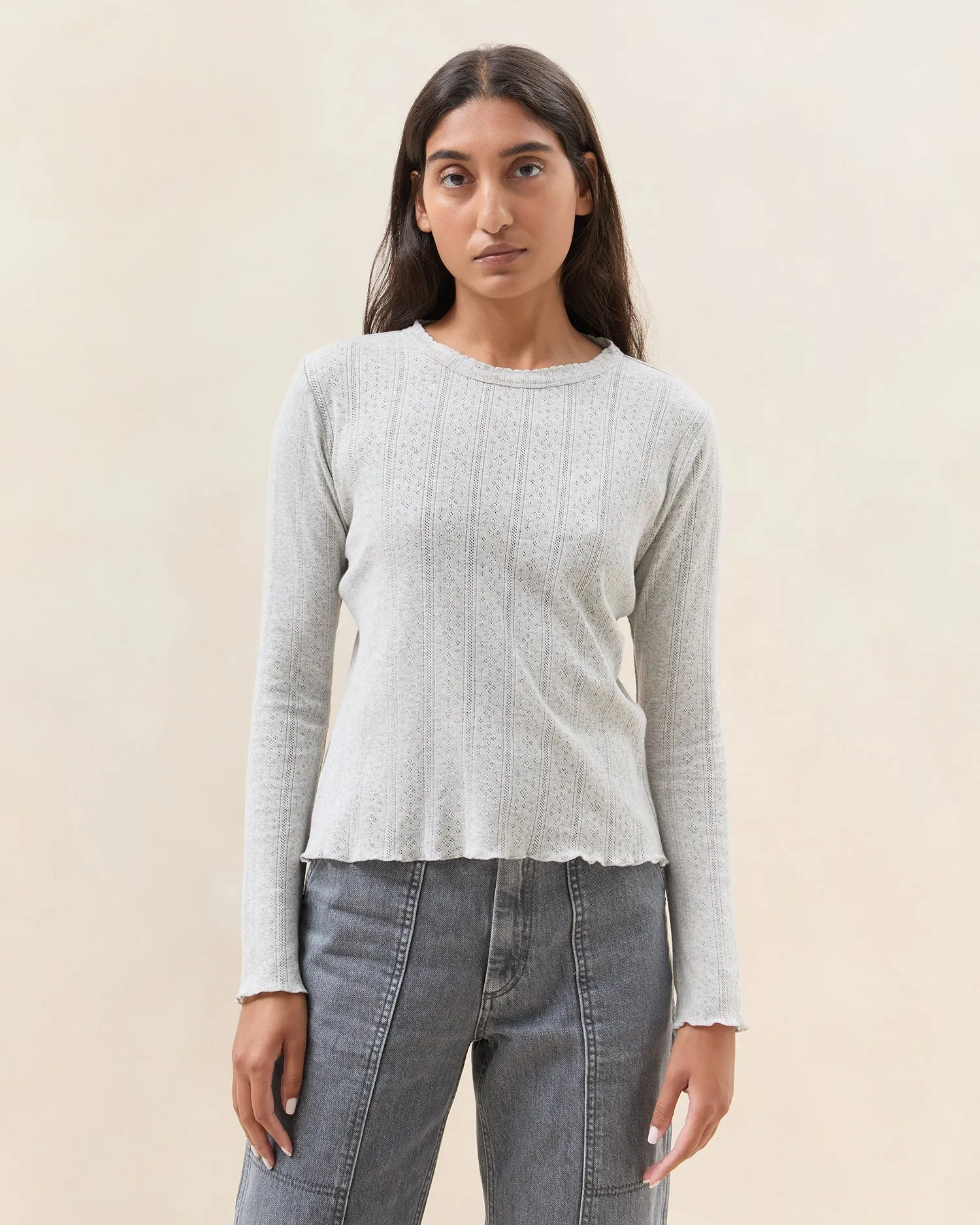 Lolo Pointelle Long-Sleeve