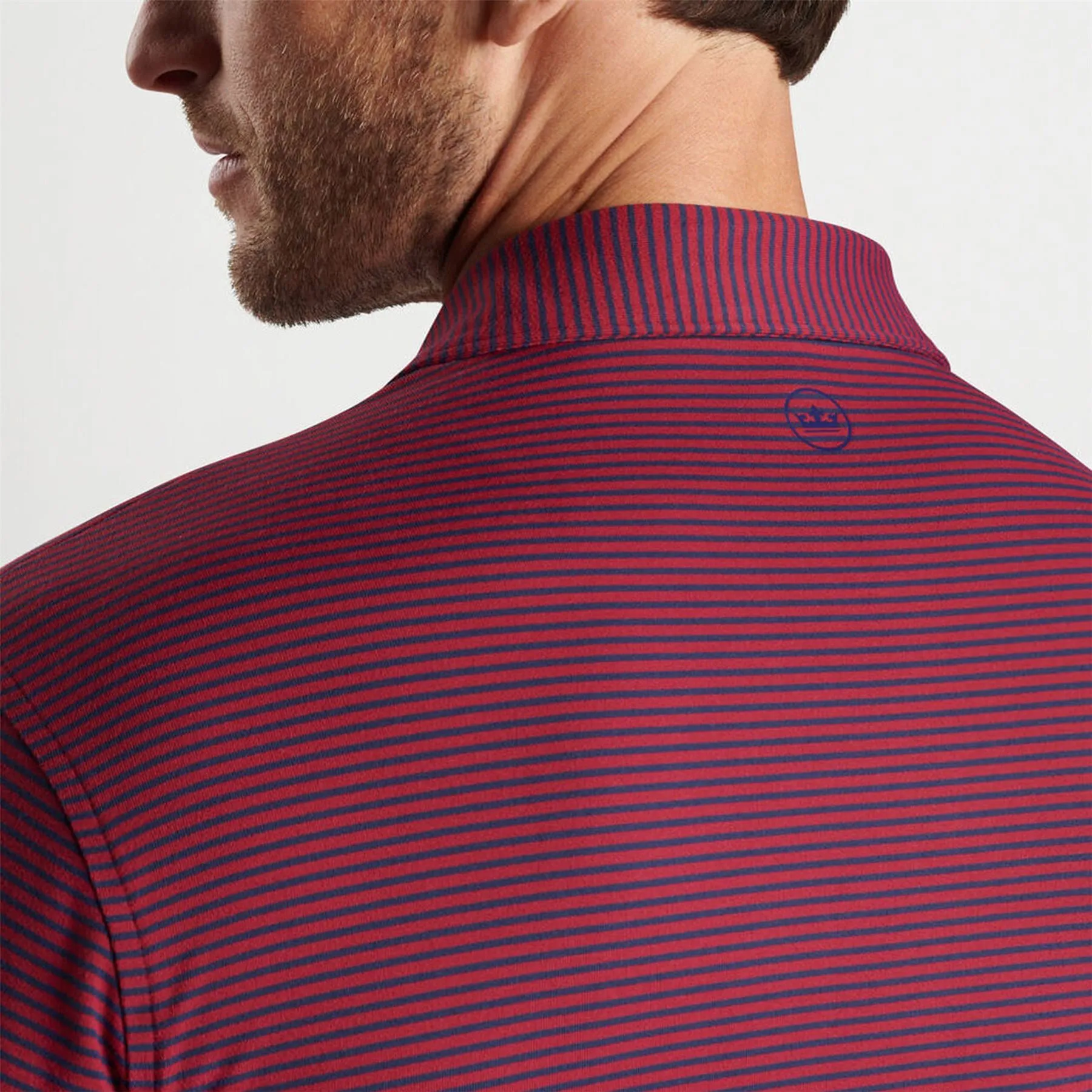 Lyons Performance Jersey LS Polo Pomegranate - AW24