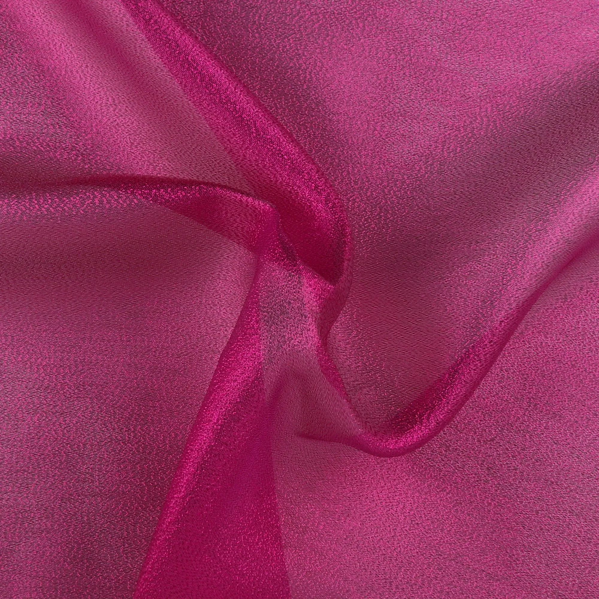 Metallic Crepe - Magenta