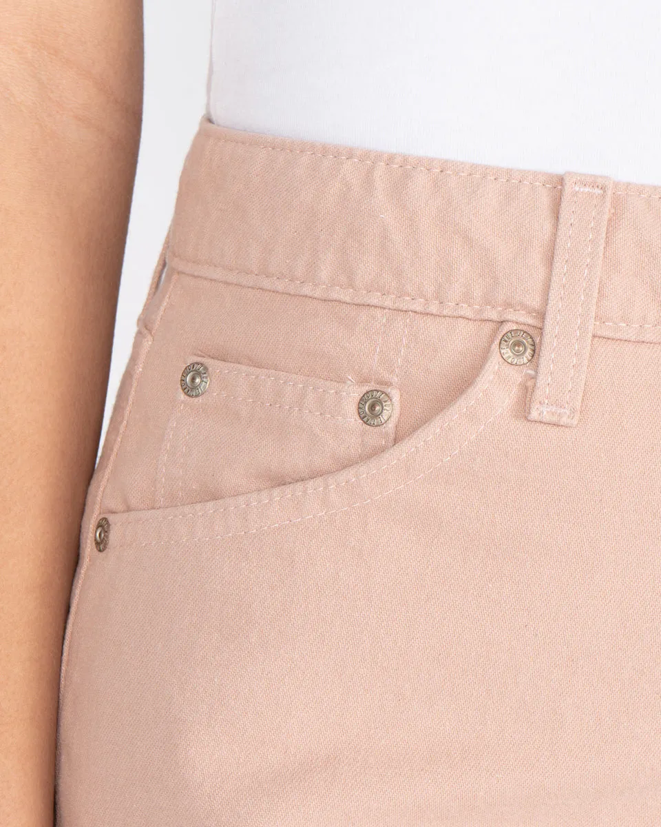 Naked & Famous Denim Classic Straight Womens Jeans - Dusty Rose Denim