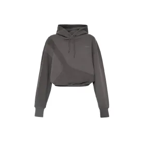 PATCH PANEL HOODIE - GREY