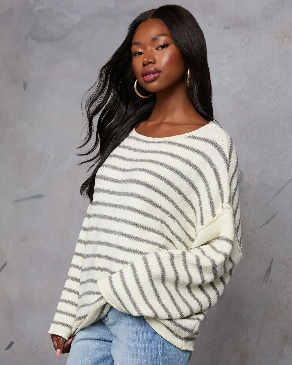 Pippa Striped Knit Sweater