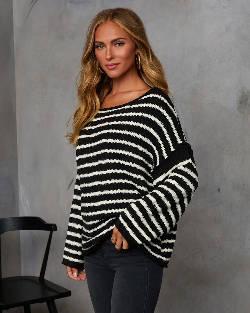 Pippa Striped Knit Sweater