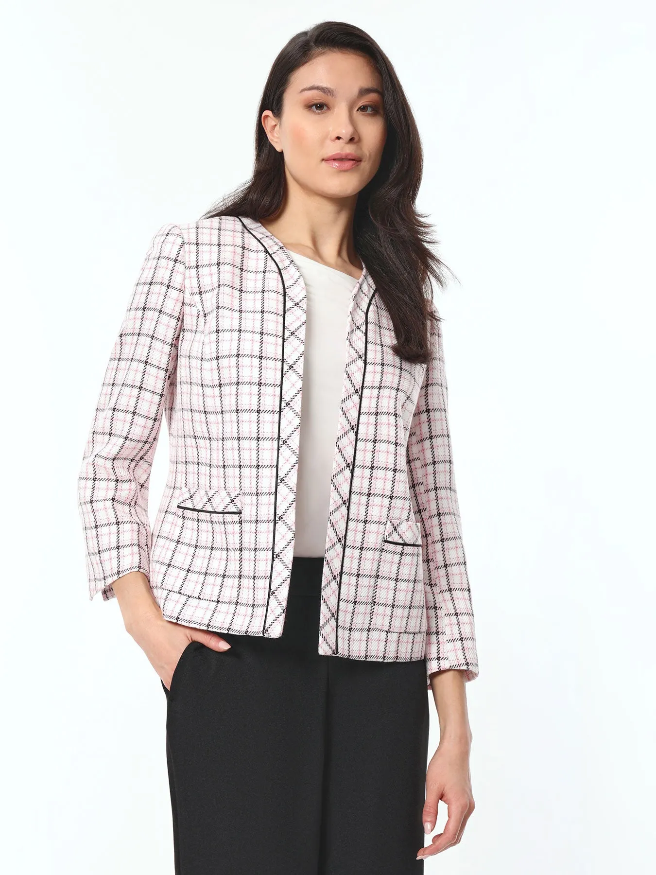 Plus Ivy Jacket, Plaid