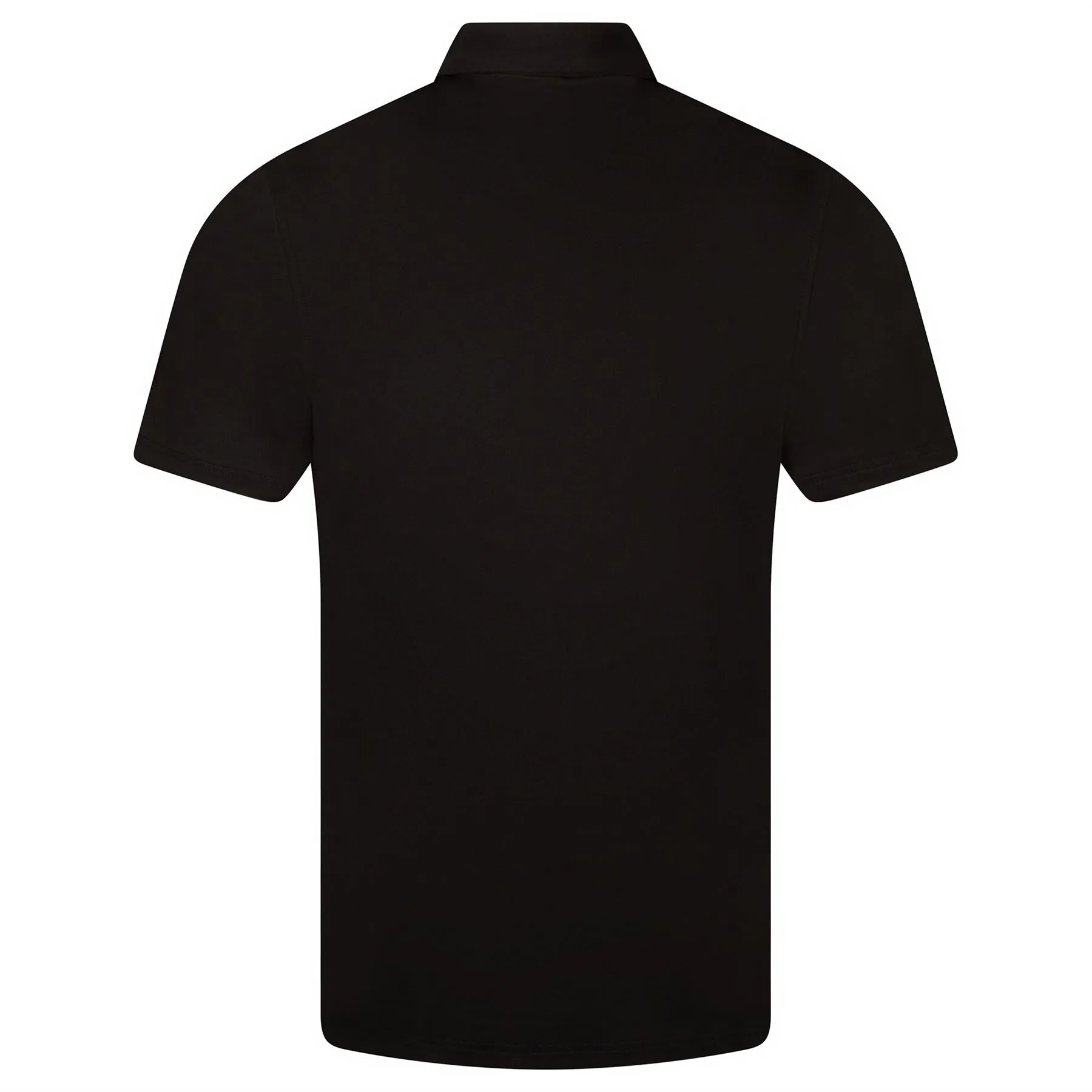 Solid Performance Jersey Polo Black - 2024