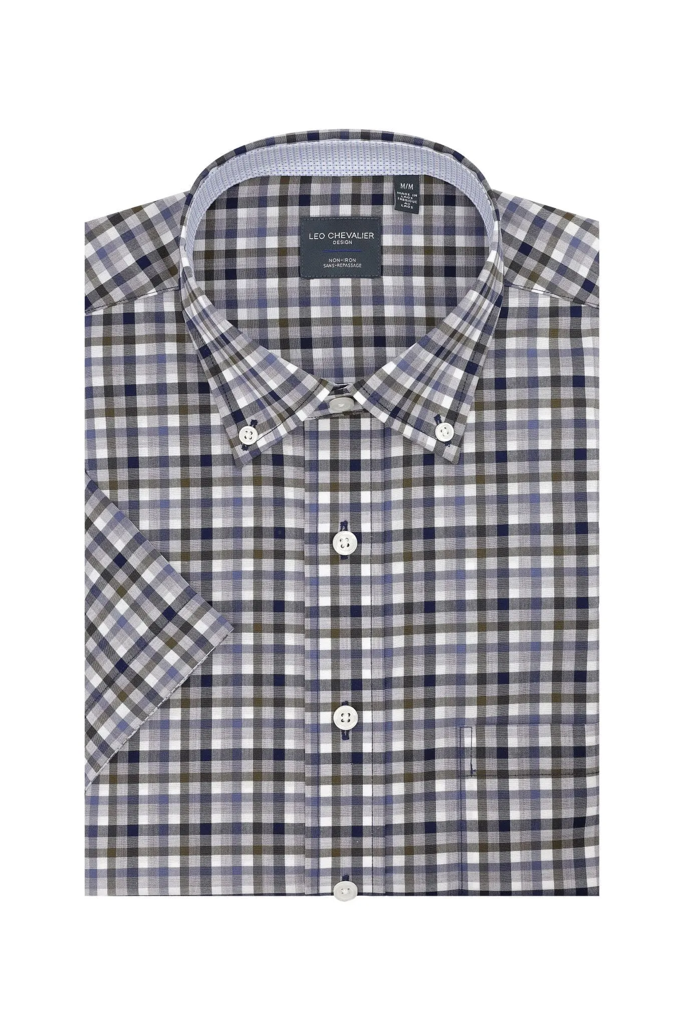 Spring Moss Check Short Sleeve Shirt