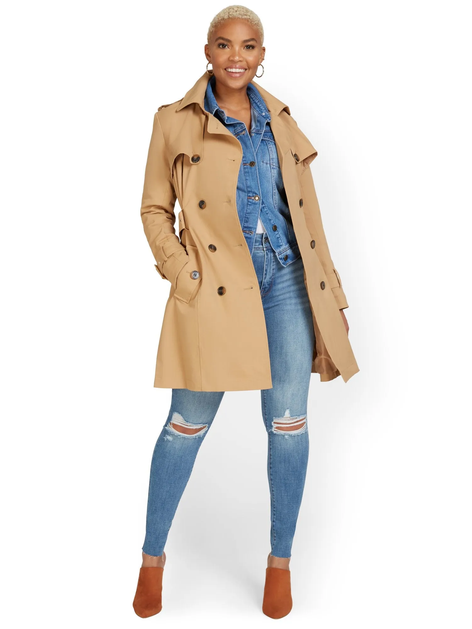 Tall Belted Trenchcoat - City Trench Collection