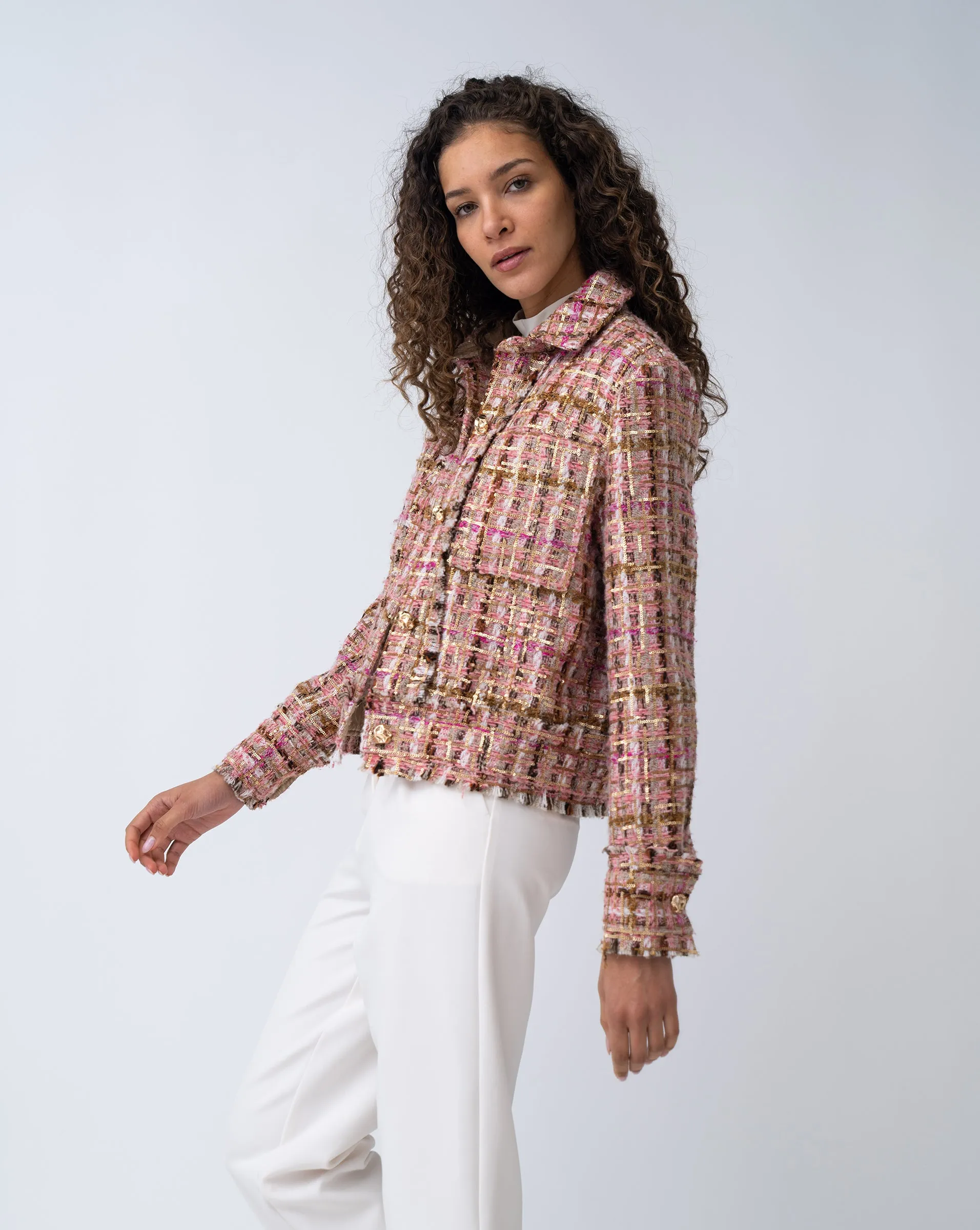 Tweed Cropped Jacket