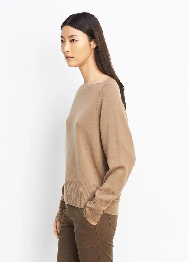 Vince - Cashmere Boat Neck Whole Wheat