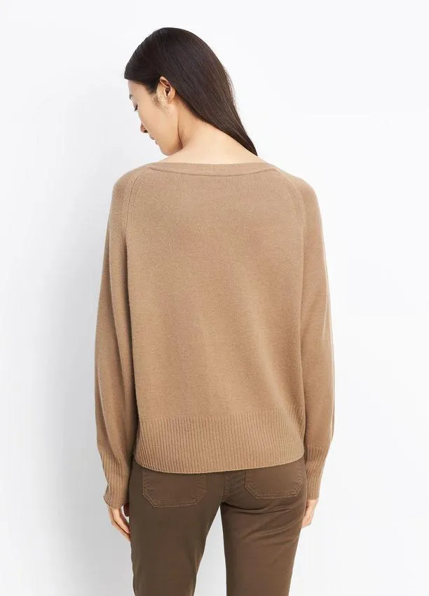 Vince - Cashmere Boat Neck Whole Wheat