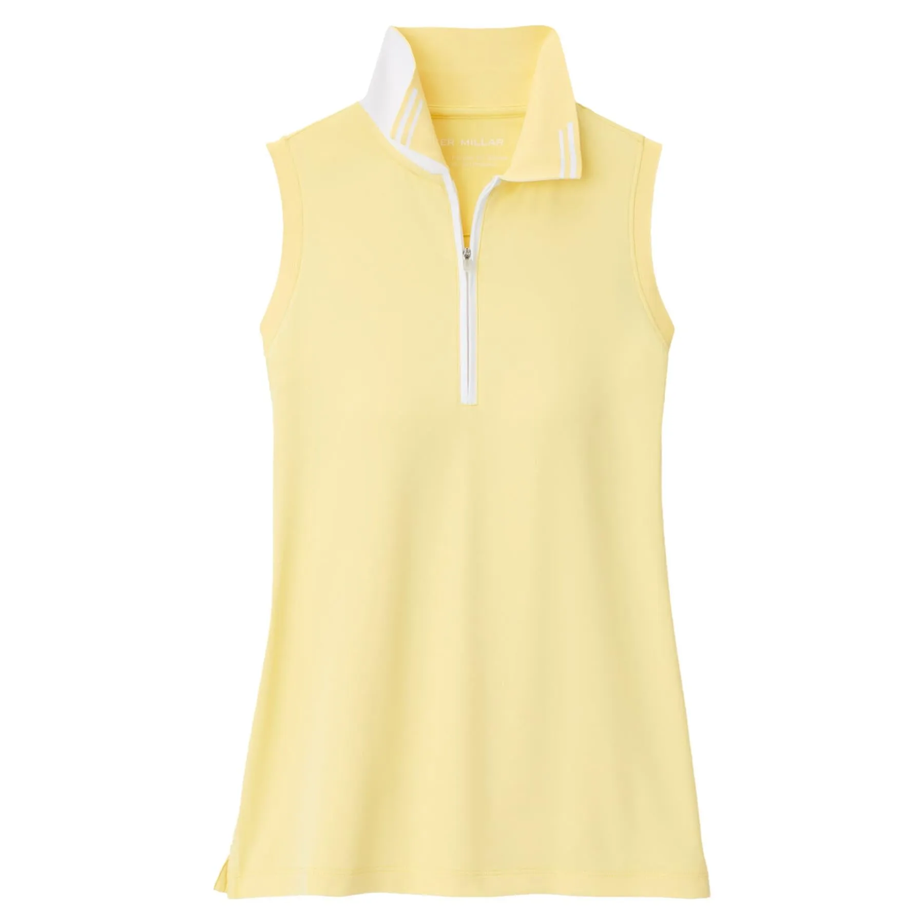 Womens Chrissie Sleeveless Polo Morning Sun/White - AW24