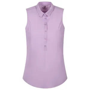 Womens Core Sleeveless Polo Purple Rose - SS23