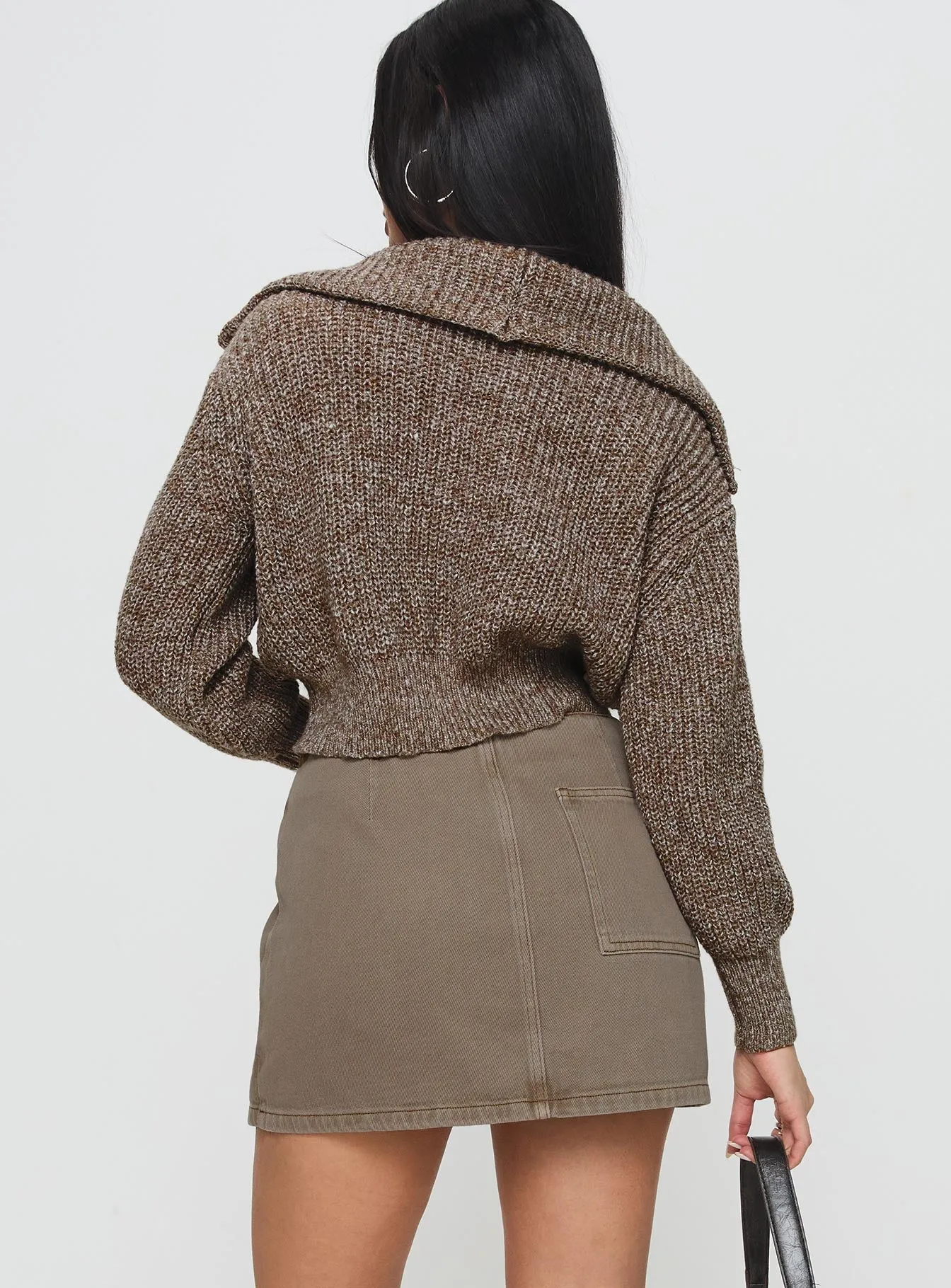 Zenara Micro Skirt Light Olive